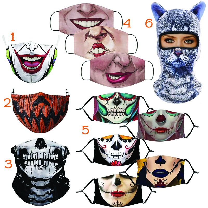 Halloween Face Mask Costume
