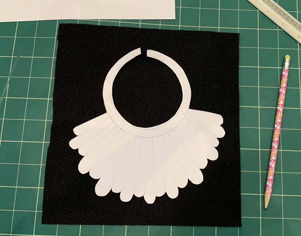 Ruth Bader Ginsburg DIY Dissent Collar